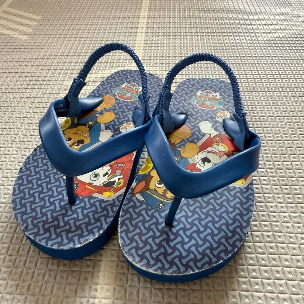 Paw Patrol Swim Shorts and Flip Flops Set